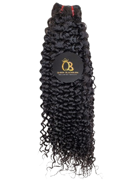BUNDLE - 100% Human Hair, Color: Natural, Texture: Kinky Curly, Length: 18" - 24"