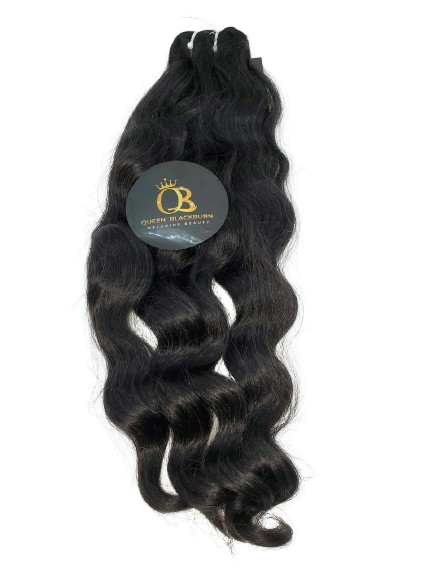 BUNDLE - 100% Human Hair, Color: Natural, Texture: Body Wavy, Length: 12" - 22"