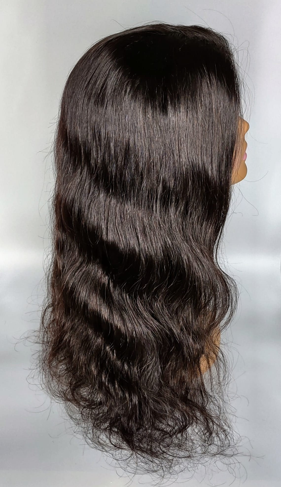 HD Lace Wig Body Wave 100% Human Hair Cuticle Aligned Natural Color, 5x5, 20" Density 180%