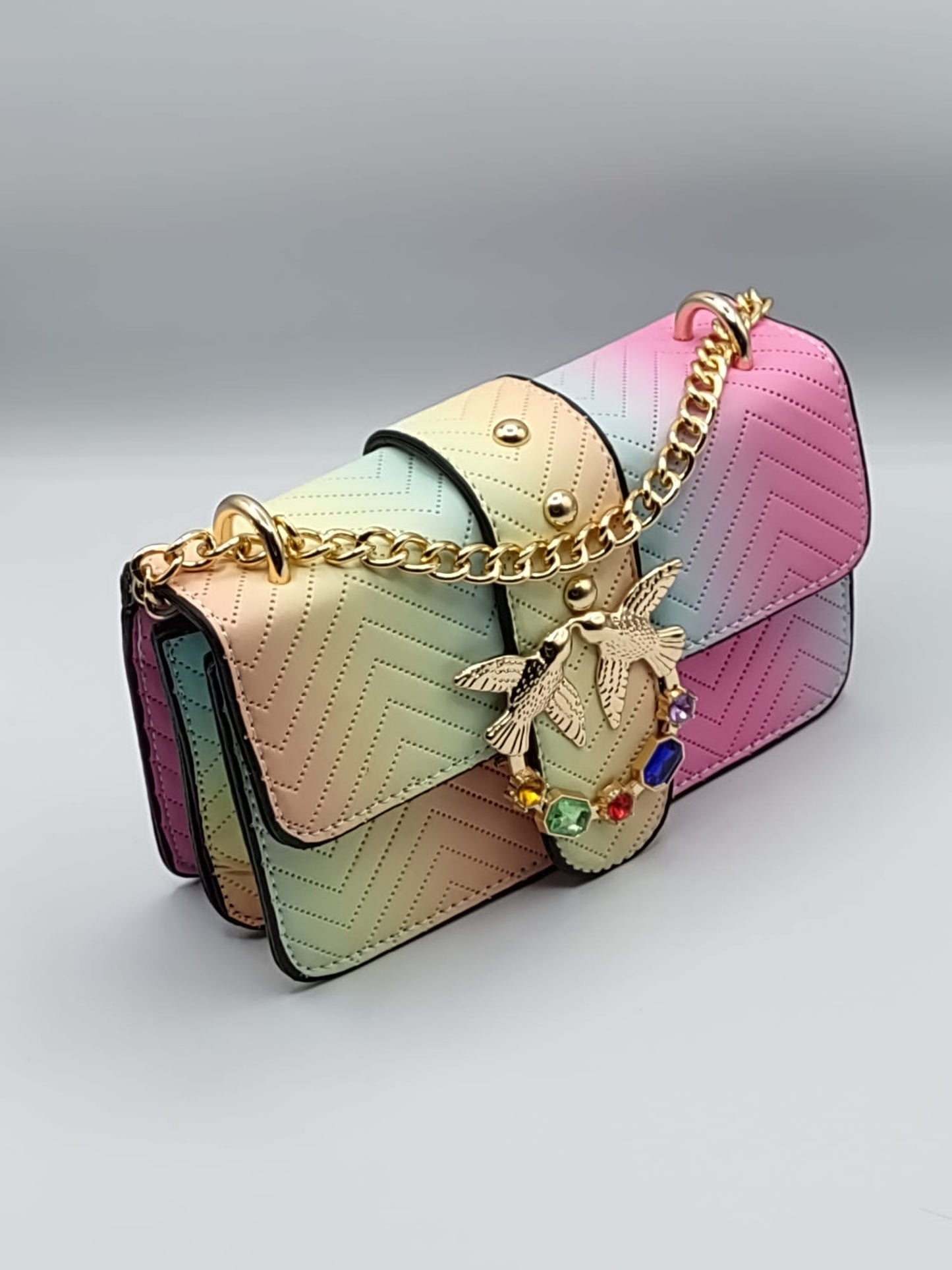 Women's "Dove" Handbags Detachable Crossbody Chain Material: PU Size: H12*W7*L20 (cm)