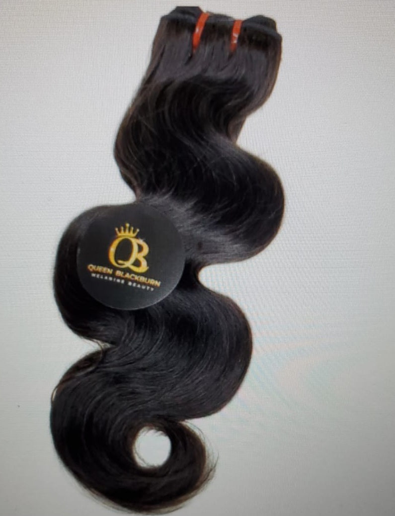 BUNDLE - 100% Human Hair, Color: Natural, Texture: Body Wave, Length: 16" - 24"