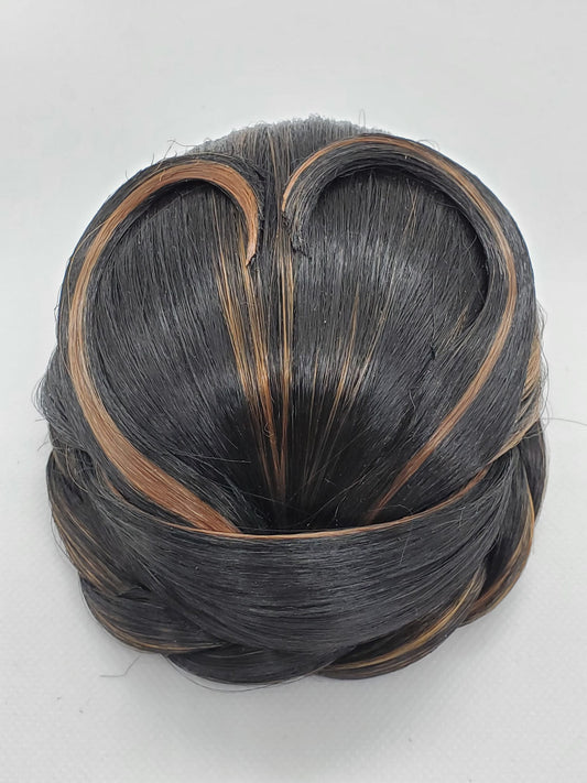 Hair Bun CHIGNON ModH- Type: Synthetic Hair, Color: #1B, 1B/30, #4