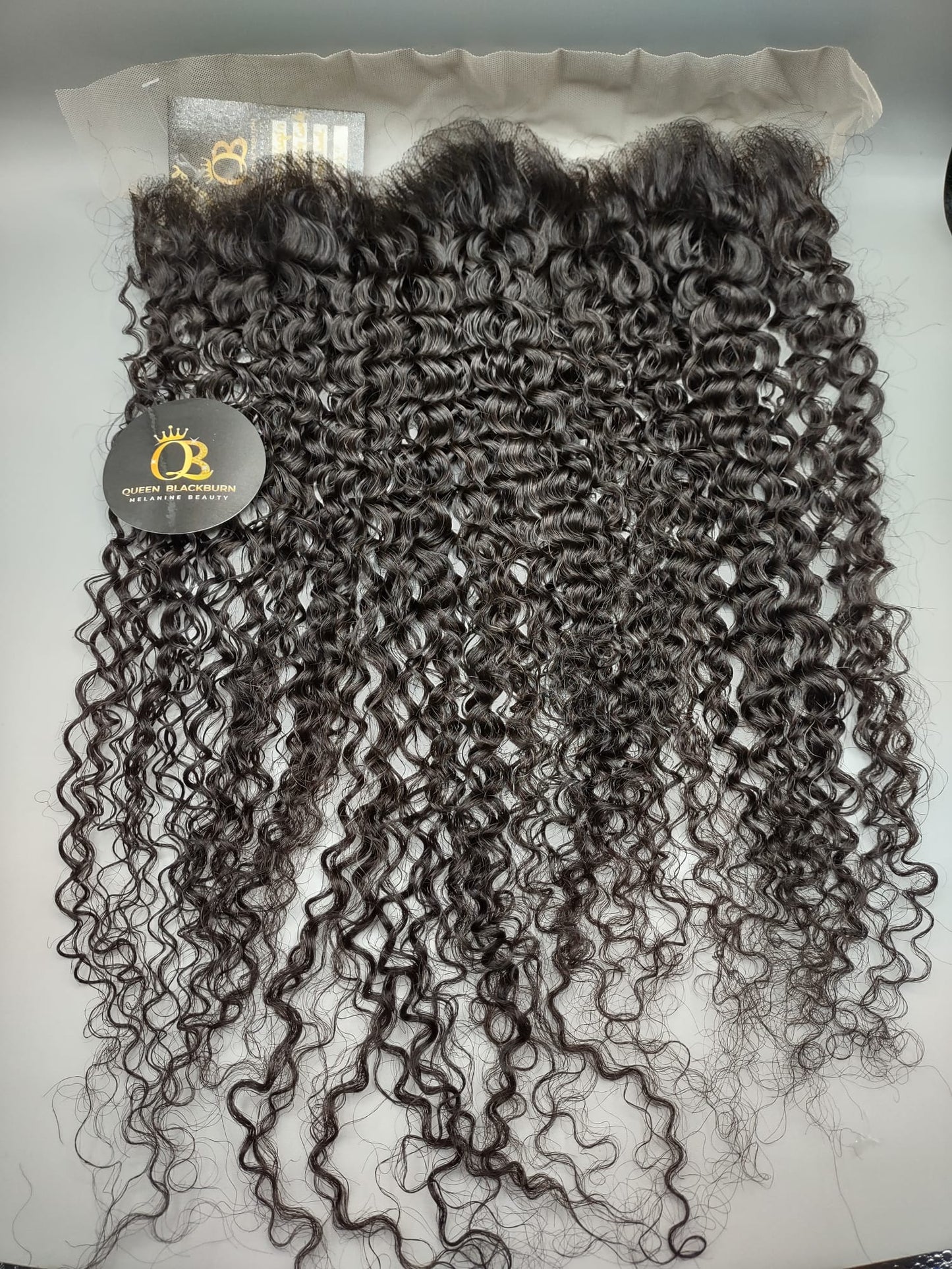 LACE FRONTAL - Size: 13x4,  Type: 100% Human Hair, Color: Natural, Texture: Kinky Curly, Length: 22"